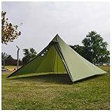 Instant Camping Familienzelte, Indische Tipi-Zelte, 1–2 Personen, Familienzelt, Wasserdicht, Outdoor-Camping, Baumwollzelt, Jurtenzelt Für Bergsteigen, Wandern, Camping (Color : A)