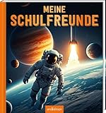 Meine Schulfreunde – Weltraum Astronaut: Freundebuch für die Grundschule | Geschenk für den Schulanfang