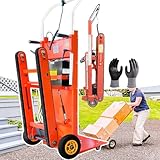 pedenencelia 600 W/800 W/1200 W Elektro Treppensteiger/Hochleistungs Treppenkarre, Faltbar, Mit Verstärkten, Dickeren Schienen, Verstellbarem Griff, Bedienfeld Und Handschuhen load-bearing440lb