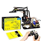 KEYESTUDIO Roboter Bausatz 4-Achsen Servo Steuerung Rollarm, Programmierbare für Arduino Roboter für Kinder und Erwachsene