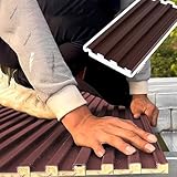 Aluminium-Dachplatten, isolierte Wellbleche, langlebige, winddichte Verkleidung für Gewächshaus, Balkon, Hühnerstall