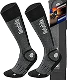 TODO Motorrad Socken Lang Herren und Damen Motorradstrümpfe Schwarz (41-43)