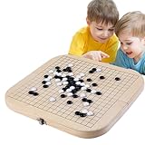 GO Spiel Set – Faltbares Holz Gomoku | Holz Go Spiel | Interaktives Brettspiel Für Kinder, Camping, Reisen, Partys, Strategisches Lernspiel