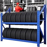 Kommerzieller Reifenständer mit 250 kg Tragkraft, robuster Organizer für Garage, Auto-Werkstatt und Autowerkstatt