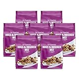 by Amazon Studentenfutter natürliche Nüsse & Rosinen Mix, Ungesalzen, 1400g, 7 Packungen à 200 g