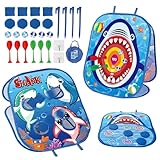 Bohnensack-Spiele | Outdoor-Taschen-Wurfspiel für Erwachsene, interaktives Cornhole-Spiel mit Brett, für den Außenbereich, Unisex-Spielzeug, Outdoor-Aktivitäten, Geburtstag C