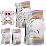 CKE Knieschoner Kinder für 3–8 Jahre,schoner inliner kinder,knie und ellbogenschoner kinder Schutzausrüstungsset zum Skateboarden, Radfahren