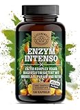 ENZYM INTENSO® Bromelain Kapseln - WICHTIG: Laborgeprüfte Rezeptur mit Bromelain(5000 F.I.P), Papain, Rutin I Ananas & Papaya Enzym I 120 Magensaftresistente Kapseln I SCHEUNENGUT®