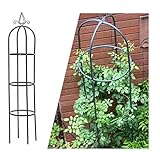 rg-vertrieb Rosenturm Rankhilfe Rankgitter Rosensäule Metall Pergola Obelisk Säule 190cm