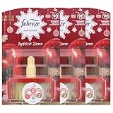 3 x Febreze 3Volution Duftstecker Nachfüller Apfel & Zimt je 20ml Lufterfrischer