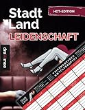 Stadt Land Leidenschaft - Frivoles Quiz Geschenk ab 16 Jahren: Spielblock mit 35 Blatt Din-A4 (Seiten zum Ausschneiden)