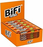 BiFi Original Salami Sticks - 40er Pack (40 x 20g) - Wurst Snack To Go - Luftgetrocknet Fleisch & Wurstwaren Paket - Salami mit Pfeffer, Koriander und Knoblauch - Ideale Knabberbox - Wurstpaket