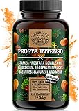 PROSTA INTENSO+® Prostata Kapseln+ WICHTIG: Laborgeprüfter Komplex mit Pygeum Africanum, Sägepalmenfrucht, Kürbiskernen, Brennnesselwurzel, Pinienrinde & mehr I DE I SCHEUNENGUT®