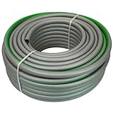 VanFlake Meta Steel Gartenschlauch 50m 1/2 Zoll – Trinkwasserschlauch lebensmittelecht & knickfest – 5-lagiger Schlauch für Garten, Camping & Haushalt –UV-beständig & druckstabiler Wasserschlauch