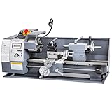 Furvveerr Mini Metalldrehmaschine 8‘’x16‘’ Mini-Tisch-Metalldrehmaschine 750W Drehmaschine Tischdrehmaschine Bürstendrehmaschine Variable Drehzahl 0-2500RPM für Metallbearbeitung Metal Lathe