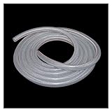 Garden Home 1,9 cm 1 Zoll Gartenschlauch transparent erweiterbarer Gartenbewässerungsschlauch Bewässerungsschlauch Bewässerungswasserleitung weiche 5 m Wasserrohrverschraubungen (Farbe: 3I4 Zoll)