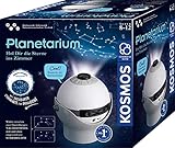 Kosmos 671549 Planetarium - Projektor mit 2 auswechselbaren Sternkarten, spannende Infos zu Sternen, Galaxien, Planeten, Astronomie für Kinder ab 8 Jahre