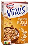 Dr. Oetker Vitalis Knusper Honeys: Knuspermüsli mit Honig, für Frühstück und Zwischendurch, 5er Packung, (5 x 600g)