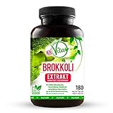 MeinVita Brokkoli Extrakt - 180 hochdosiert- 100% VEGAN Kapseln - Sulforaphan, - Bioaktiv - 1000 mg (Tagesportion) - Premium Qualität