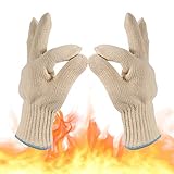 Halinuia Küchenhandschuhe Ofenhandschuhe Hitzebestaendig Grillhandschuhe Kochhandschuhe Hitzeschutzhandschuhe für Drinnen Draußen zum Kochen Backen Topfhalten Grill