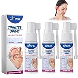 3Pcs Tinnitus SprayOhrenschmalz Entferner Spray Hearing Aid Spray Qartel Ohrenspray Ohrenreiniger Spray Tinnitus Relief Spray Hearing Restoration Spray Lindert Tinnitus Gehör Verbessern(30ml)