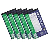 FIXOSHEE 5 Stück Englisches Quittungsbuch Geldscheinbuch Kassenbuch Bestellformular Restaurant-rechnungsformular Geschäftsrechnungsformulare Einzelhandelsrechnungsformular Bestellscheinbuch