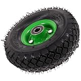 BAZEITFLOW Gummireifen Ersatzreifen für Gartenwagen Pannensicheres Leises Luftreifen Schubkarren Kinderwagen Praktische und Einfache Montage Langlebig und Robust Geeignet für Gartengeräte