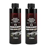 2X D1 Car Glass Polishing Compound Glass Polishing Liquid D1 Glaspolitur Gegen Kratzer Autoglas Polierflüssigkeitsextrakt Glasautos Politur Flüssigkeit & Polierflüssigkeit Extrakt – Kratzerentferner