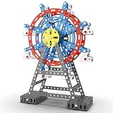Jixin Xyzhi Bausets STEM Montage Metall Spielzeug Riesenrad Modellbausatz Engineering Bausatz für Erwachsene und Jugendliche, Eltern-Kind-Interaktion, Bausets Geschenke für Kinder 8-16 Jahre