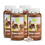 tierlieb Bierhefe-Tabletten | 4X 400 Stück | Einzelfuttermittel für Pferde, Hunde, Katzen & Kleintiere | Mit essenziellen Aminosäuren, B-Vitaminen und Spurenelementen | Made in Germany