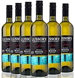 Weißwein LUSSORY PREMIUM Chardonnay Alkoholfrei 0,0 Spanischer | Schachtel mit 6 Flaschen x 750ml