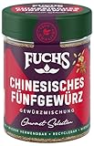 Fuchs Gewürze Gourmet Selection Asien Chinesisches Fünf Gewürz Gewürzmischung, nachfüllbarer Gewürz Mix, Gewürzzubereitung zum Verfeinern von Wok - oder Pfannengerichten, Reis und Nudeln, vegan, 40 g