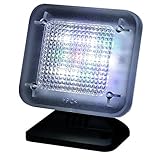 NAGO LED TV-Simulator, Einbruchschutz, Fernseh-Atrappe, Security Light, flexibel einstellbare Laufzeiten 2-9 Stunden, 12 LED´s, Helligkeitssensor,