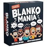 TIPSI Blankomania – Wer Denkt wie du? | Das lustige Spiel für Erwachsene, Freunde, Familie und Leute mit schwarzem Humor | Gesellschaftsspiel, Kartenspiel, Gemeinschaftsspiel, Partyspiel