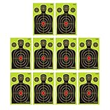 Spritz-Zielscheiben - 10 Reaktive Ziele 45x30 cm, Schuss-Burst-Papier Set | Hochwertige Papierziele Für Kinder Und Erwachsene, Outdoor Garten Wettkampf Übung Tägliches Training Teamaktivität Freizeit