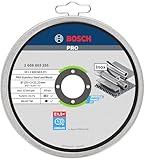 Bosch Professional 10x Trennscheibe Gerade Standard for Inox - Rapido (Rostfreier Stahl, WA 60 T BF, Ø 125 mm, 1.0 mm, Zubehör Winkelchleifer)