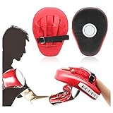 Pratzen PU Handpratzen PU Handpratzen Boxing Pad Kickboxen Thaiboxen Karate Boxen Treten Palm Pad Boxen Pads für Kinder & Erwachsene MMA, Muay Thai, Karate, Dojo, Taekwondo 2 Stücke