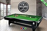 Pool-/Billardtisch, grün, für Innenräume, 2,13 m