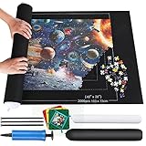 Puzzlematte Puzzlerolle, Puzzle 2000 Teile Puzzle Rollmatte Puzzle Sparer Puzzleunterlage Jigsaw Rolls Puzzle Pad aus Filz,Jigsaw Mat,Riesenfilzmatte zur Aufbewahrung von Puzzles