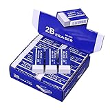 CIOUYAOS 30 Stück Radiergummi faber castell, eraser reborn, Kunststoff, latexfrei, leicht zu löschende weiße Radiergummis set für Kinder, Künstler, Schule, Büro