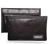 Feuerfeste Tasche 2 Stück (20 x12.7cm), Brieftasche, Geldtasche Wasserdicht Geldaufbewahrung zum Schutz Kleiner Wertsachen, Reißverschluss