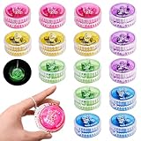 FGJCJ 15 Stück LED Licht Yo-Yo, Responsive JoJo für Kinder, Yo-yo mit Kugellager, Responsive Spielzeug, Leuchtend Yoyos mit Licht Effekt für Anfänger Geburtstagsfeier GefäLligkeiten