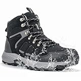 ODCKOI Wanderschuhe Herren Wasserdicht Leichte Trekkingschuhe High Rise Wanderstiefel Outdoor rutschfeste Bergschuhe, Camping, Trekking, Hiking Boots Schwarz Grau EU 42-Xin