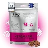 Itiko Verdauungs-Snacks für Katzen - Probiotika Katze Leckerli - Förderung Verdauung - Alternative zu Heilerde - Flohsamenschalen Katze, Katze Durchfall - Nahrungsergänzungsmittel Katze Darmflora