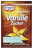 Dr. Oetker Bourbon Vanille Zucker, 3 x 8 g, Zucker verfeinert mit Extrakt aus edlen Bourbon-Vanilleschoten, zum Aromatisieren von Kuchen, Desserts & Shakes, vegan