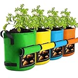 Anzuchtbeutel für Kartoffeln, Vliesstoff, Tomatentopf, Vlies-Anzuchtbehälter, -Pflanztasche für Garten, Hof, Landwirtschaft, Freiwillige