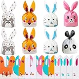 Geschenktüten Set,TANGGER 50pcs Süssigkeiten Beutel Süße Partytüte Tierohr Tüten Süßigkeiten Kekse und Geschenke,Tüten Kindergeburtstag mitgebsel,Candy Bar Zubehör (1)