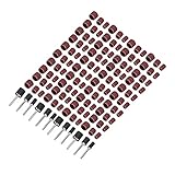 GEERYZHE Schleiftrommel, 132-teiliges Schleiftrommel-Set, Schleifbandhülsen, Trommelschleifer, Mini-Schleifbänder für Nagelbohrer, Bohrschleifer-Aufsatz für Holzbearbeitung, Metallpolieren