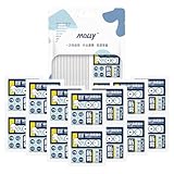 100 Stück Antibeschlag-Brillenreinigungstücher,Einzeln Verpackt,Brillenputztücher,Brillen-Reinigungstücher, für Brillen/Sonnenbrillen, Tablets, Laptops, Computer, für unterwegs oder auf Reisen