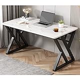 Moderner, minimalistischer Computertisch für Zuhause, Büro, Gaming, Studium, schlankes Design für kleine Räume